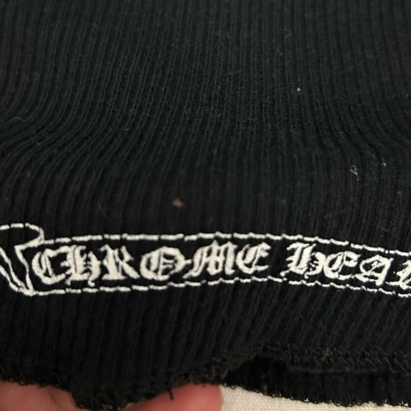 CHROME HEARTS Script Logo Tank Top 'Black' - Picture 13 of 14